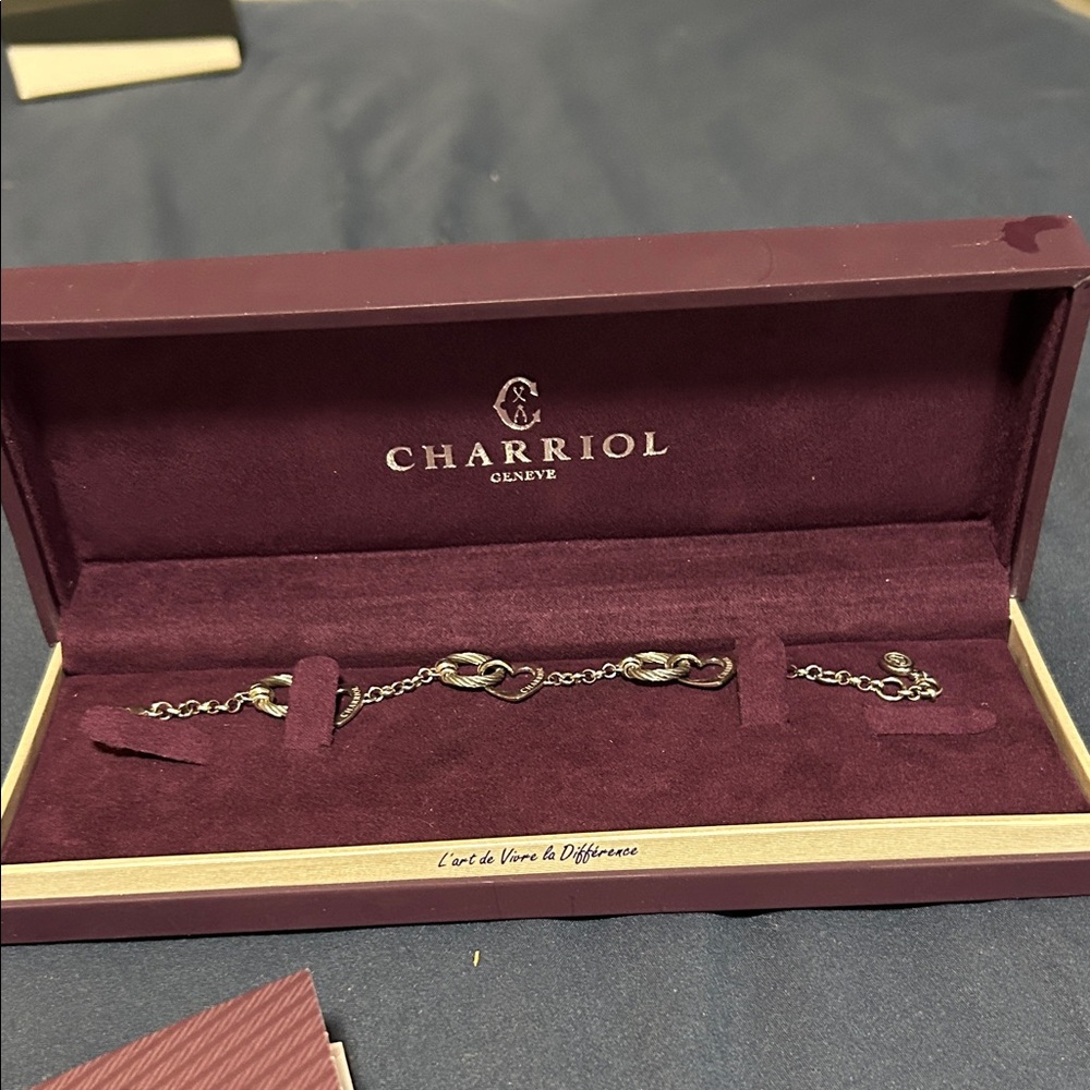 Charriol Silver Chain Bracelet